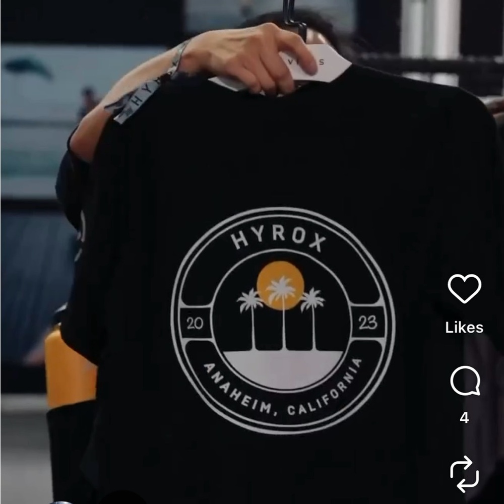 Hyrox anaheim 2023 tee